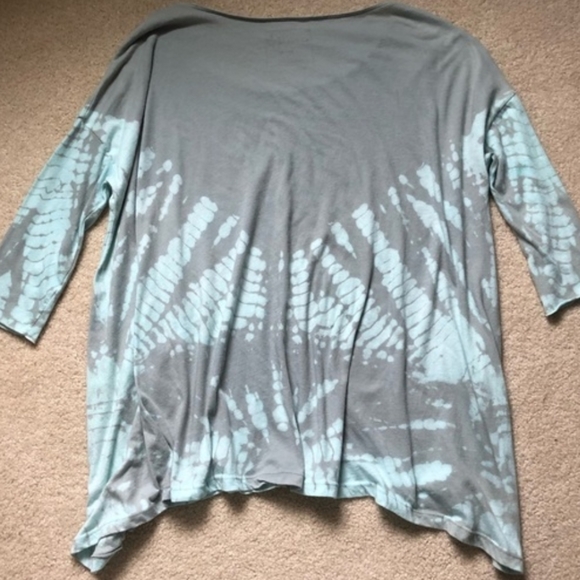 Free People We the Free LA Livin' Coastal tie dye top size extra small - Picture 6 of 6